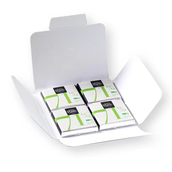 CARTE 4 CARRES PERSONNALISABLE LPCC® 'CARBIO'