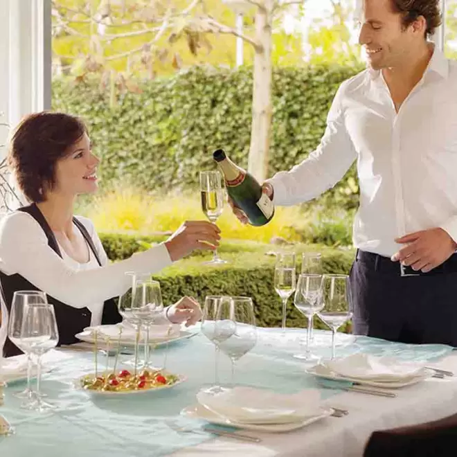 VERRE À VIN BLANC PUBLICITAIRE 'TIJA' 