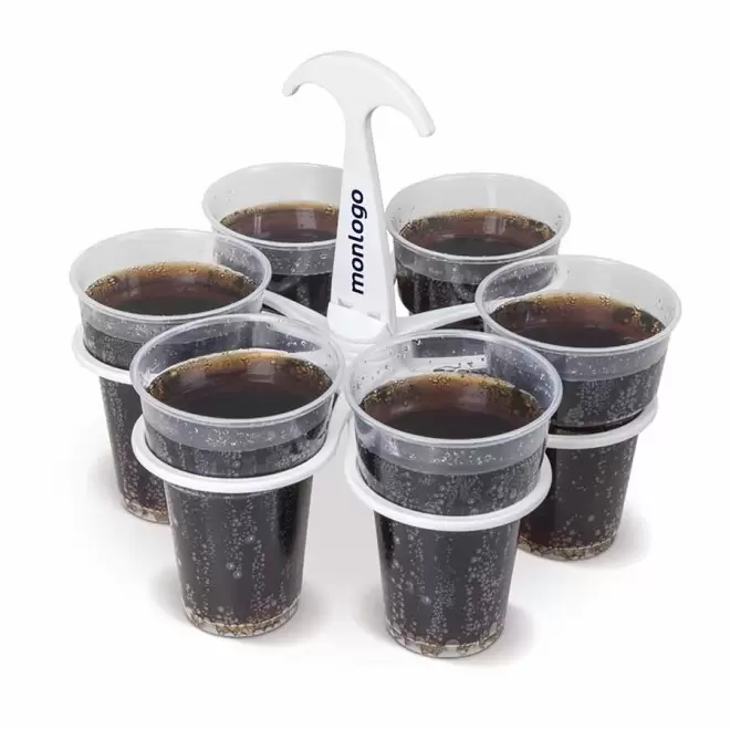 PORTE GOBELETS PUBLICITAIRE 25 55 CL 'EASYPO'