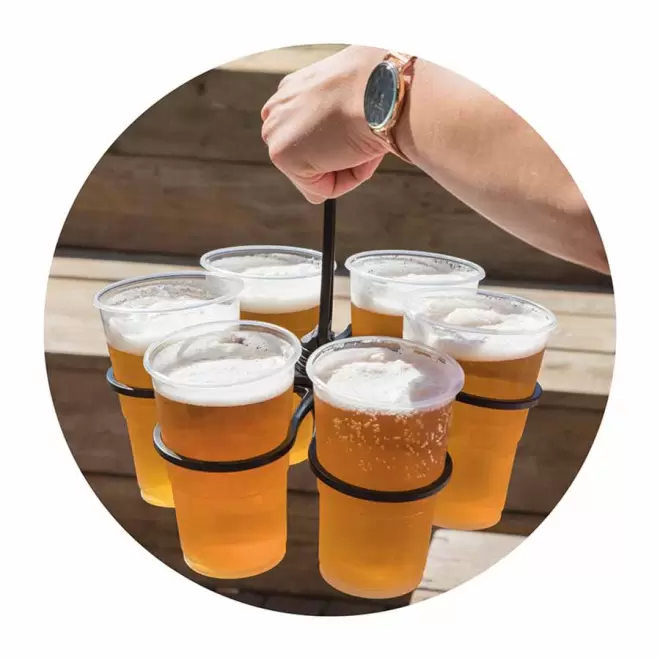 PORTE GOBELETS PUBLICITAIRE 18 33 CL 'EASYPO'