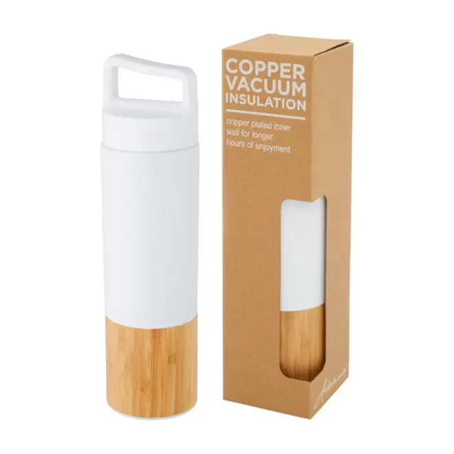 BOUTEILLE ISOTHERME PERSONNALISÉE EN BAMBOU 540ML 'BUTILKA BAMBOO' 4J