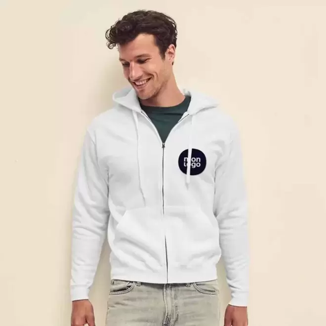 SWEAT SHIRT MIXTE PERSONNALISABLE FRUIT OF THE LOOM 'MORELLO'
