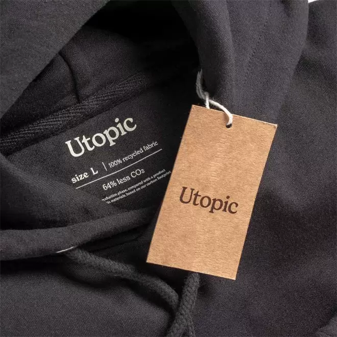 SWEAT CAPUCHE MIXTE UTOPIC PERSONNALISABLE 'SWITA'