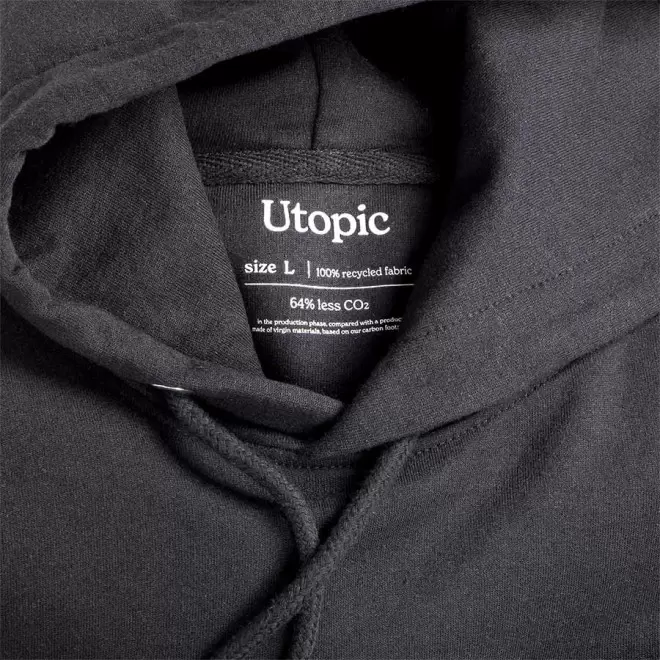 SWEAT CAPUCHE MIXTE UTOPIC PERSONNALISABLE 'SWITA'