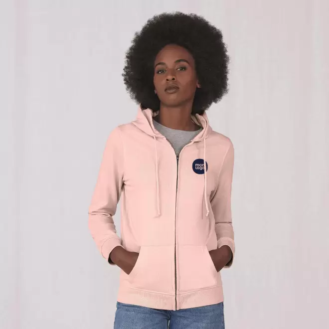 SWEAT ZIPPE PERSONNALISABLE FEMME B&C® 'HARISTO'