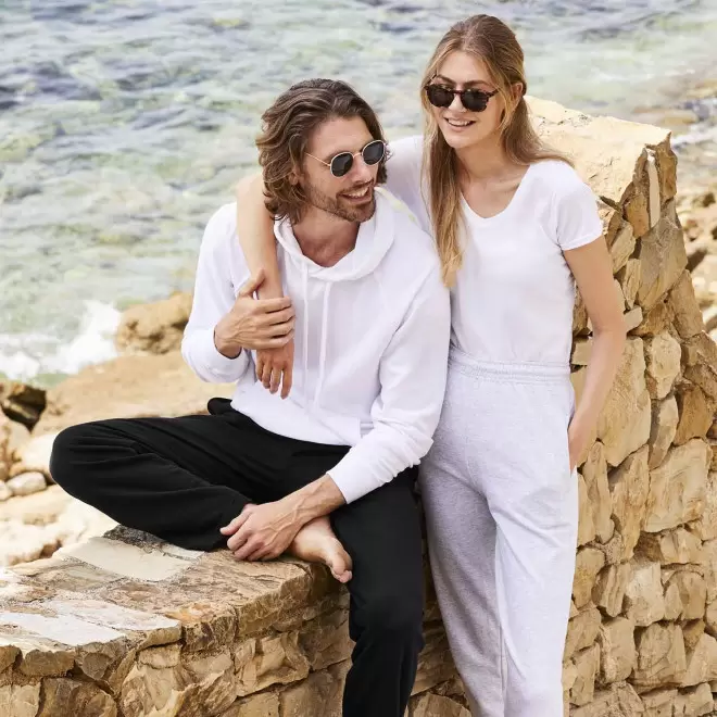 SWEAT PERSONNALISABLE MIXTE FRUIT OF THE LOOM® 'MADEM'