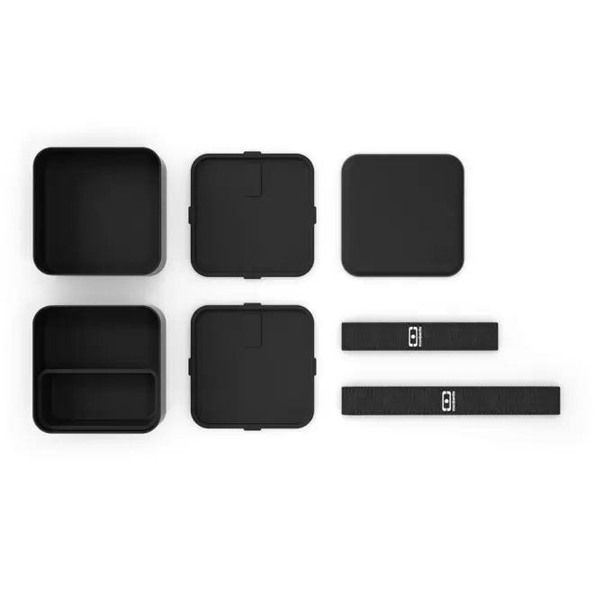 LUNCH BOX PERSONNALISABLE MB SQUARE MONBENTO® 'BLOUC'