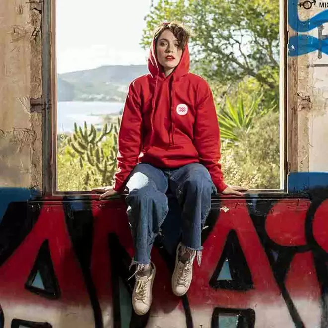 SWEAT PERSONNALISABLE CAPUCHE BIO 'STARLI' 