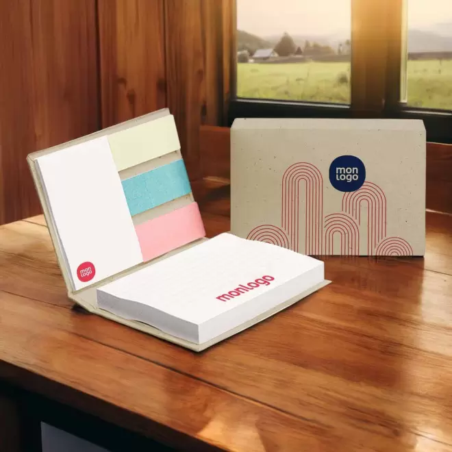 BLOC NOTE PUBLICITAIRE RIGIDE HERBE 'STAVA RIGIDE'