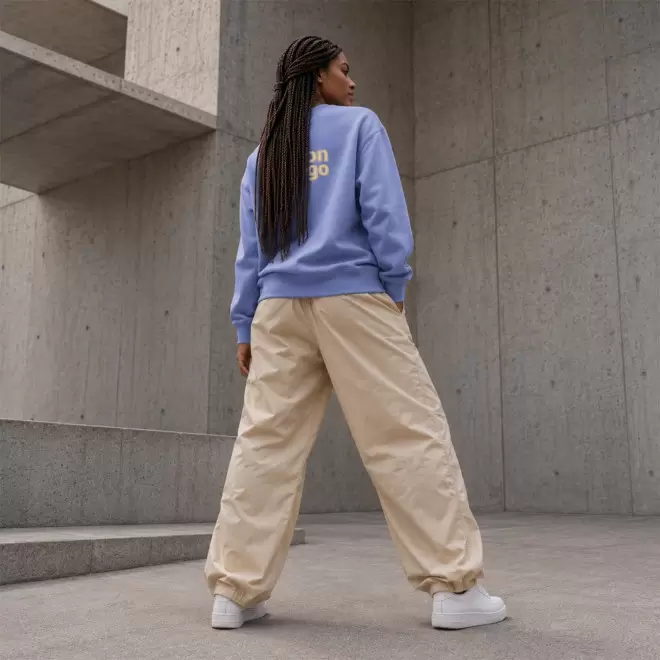 SWEAT COL ROND MIXTE PERSONNALISABLE 'COLUMBIA'