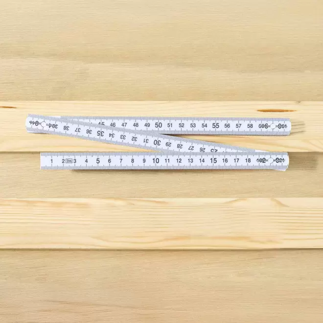 MÈTRE PLIANT PERSONNALISABLE PLASTIQUE 'MINESURA' 2M