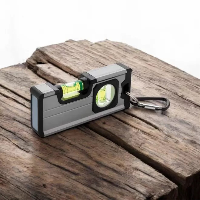 NIVEAU A BULLES PERSONNALISE 'NIVOUMA 12' 12 CM