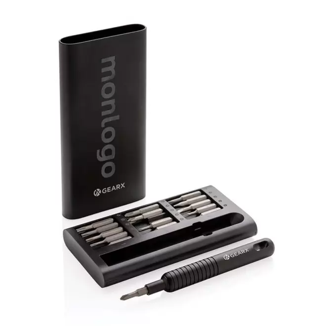 SET TOURNEVIS PUBLICITAIRE 31PCS GEAR X® 'TOURIX'  