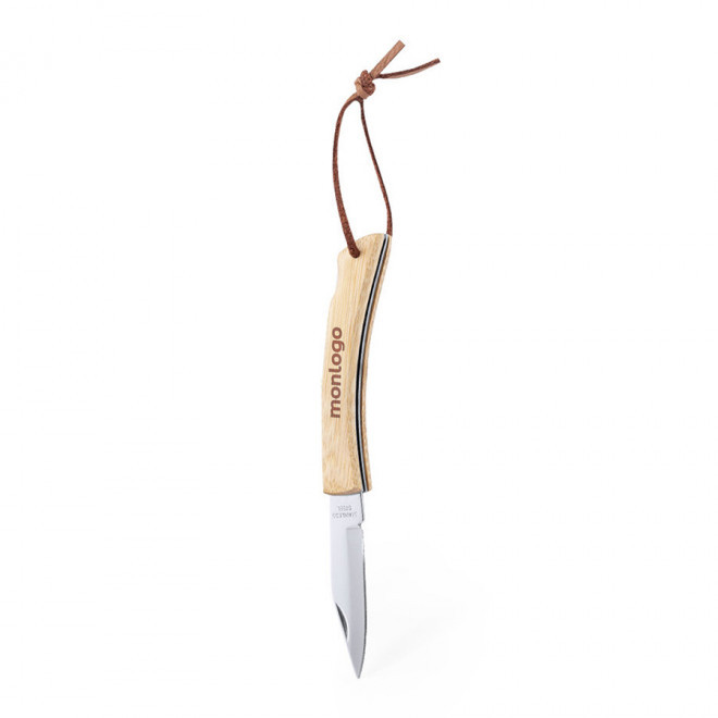 COUTEAU PLIABLE PERSONNALISABLE EN BAMBOU 'SULTO'