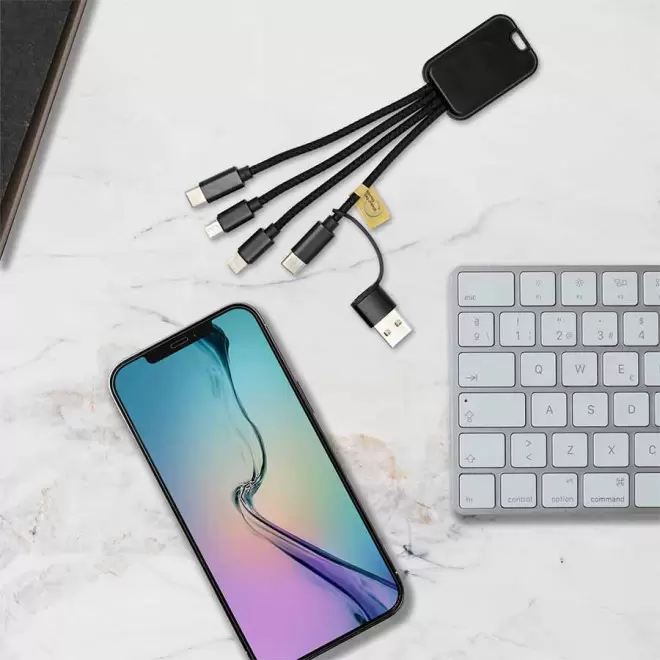 CABLE PUBLICITAIRE 5 EN 1 'WHOCA ECO'