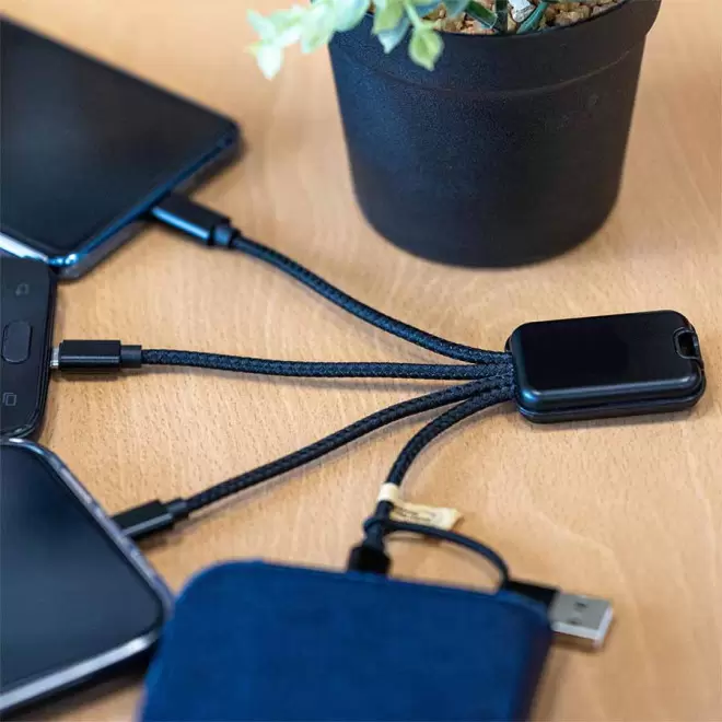 CABLE PUBLICITAIRE 5 EN 1 'WHOCA ECO'