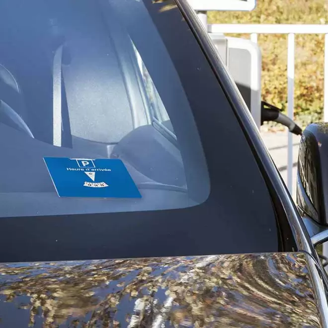 DISQUE STATIONNEMENT PUBLICITAIRE 'APARKA ELEC'