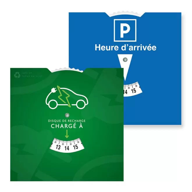 DISQUE STATIONNEMENT PUBLICITAIRE 'APARKA ELEC'