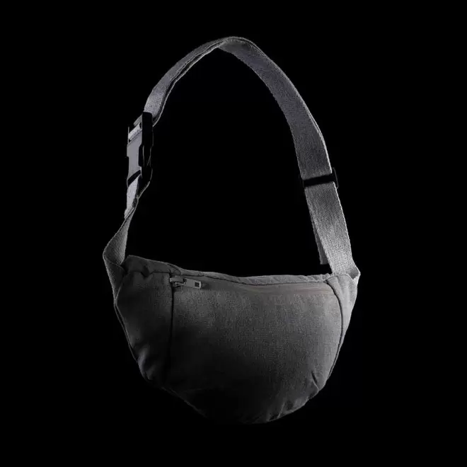 SAC BANANE PERSONNALISABLE EN TOILE RECYCLÉ 'PLATNO' 