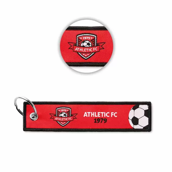 PORTE CLÉS PUBLICITAIRE TISSÉ 'WING RPET' 