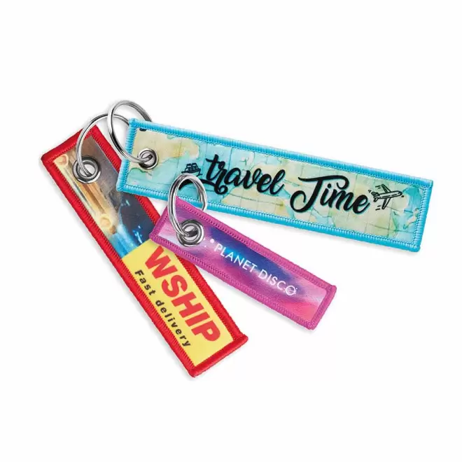 PORTE CLÉS PUBLICITAIRE QUADRI 'WING RPET' 