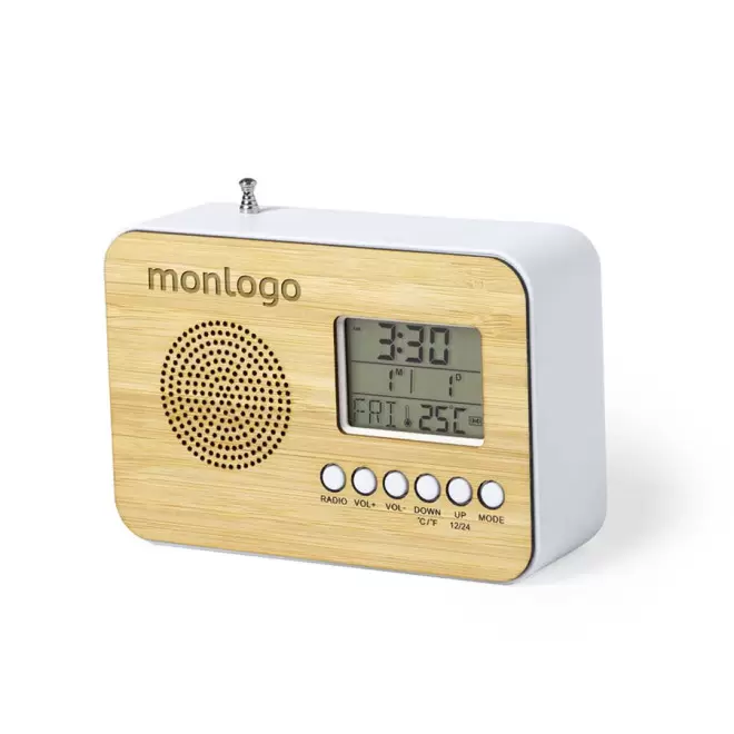 HORLOGE REVEIL RADIO PUBLICITAIRE 'TULIX'