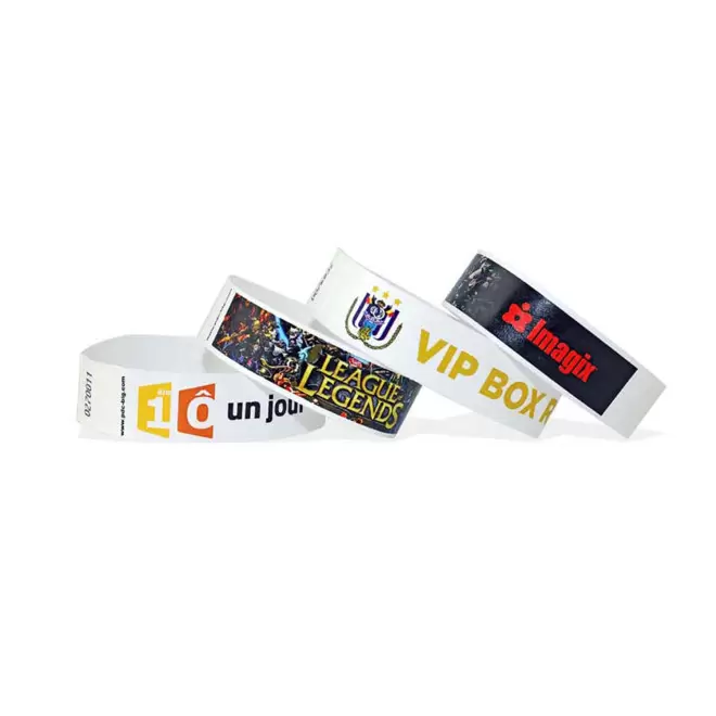 BRACELET TYVEK® PERSONNALISÉ EN PAPIER 'GUEST 1.9 QUADRI'