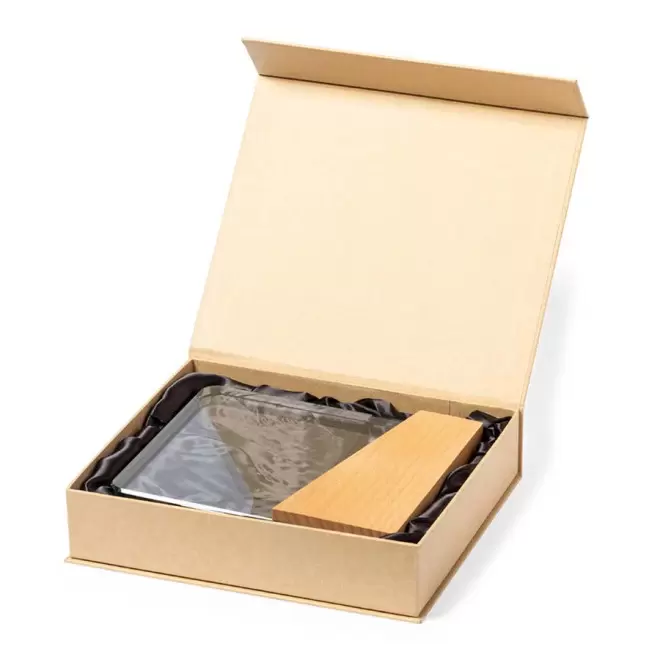TROPHÉE PERSONNALISABLE EN VERRE ET BOIS 'KAYNA'