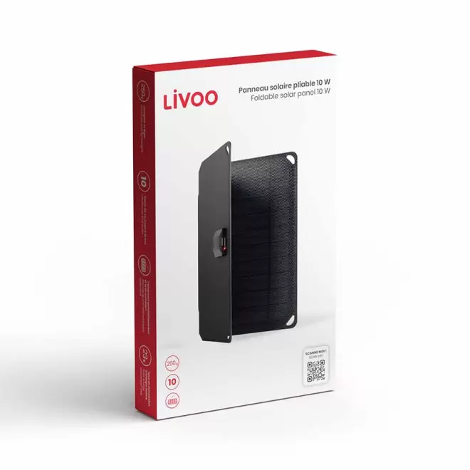 PANNEAU SOLAIRE PUBLICITAIRE 10W LIVOO® 'PANSO'