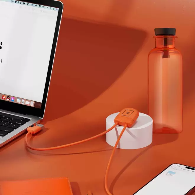 CÂBLE DE CHARGE PERSONNALISÉ 1 MÈTRE XOOPAR® 'ICE C'