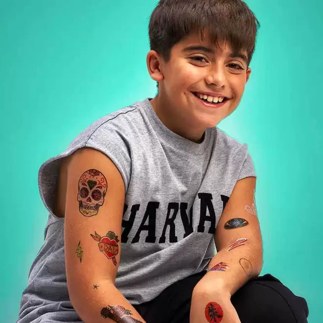 PLANCHE DE TATOUAGE PERSONNALISABLE 'MAORA'