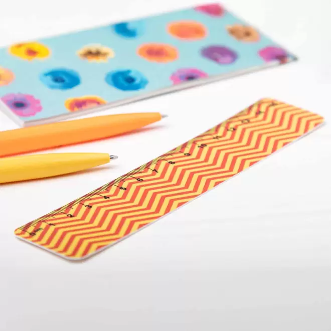 RÈGLE BLANCHE SOUPLE PERSONNALISABLE DE 15CM 'REGLAS'