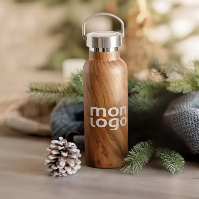 BOUTEILLE PERSONNALISABLE ACIER RECYCLE 500 ML 'NAMII'