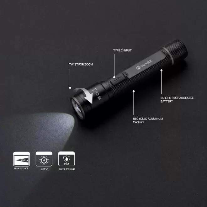 LAMPE TORCHE PERSONNALISEE 'COLIGHT'