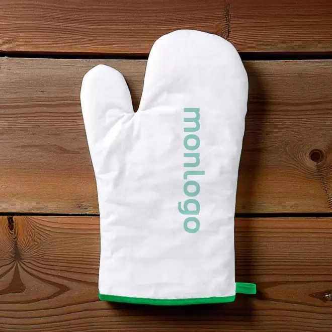 MANIQUE POLYESTER DE CUISINE PERSONNALISEE 'CHEFI BLANC'