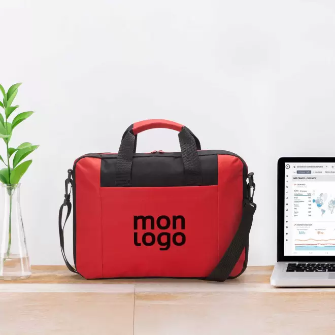 SACOCHE ORDINATEUR PERSONNALISABLE 'MOCHITA'