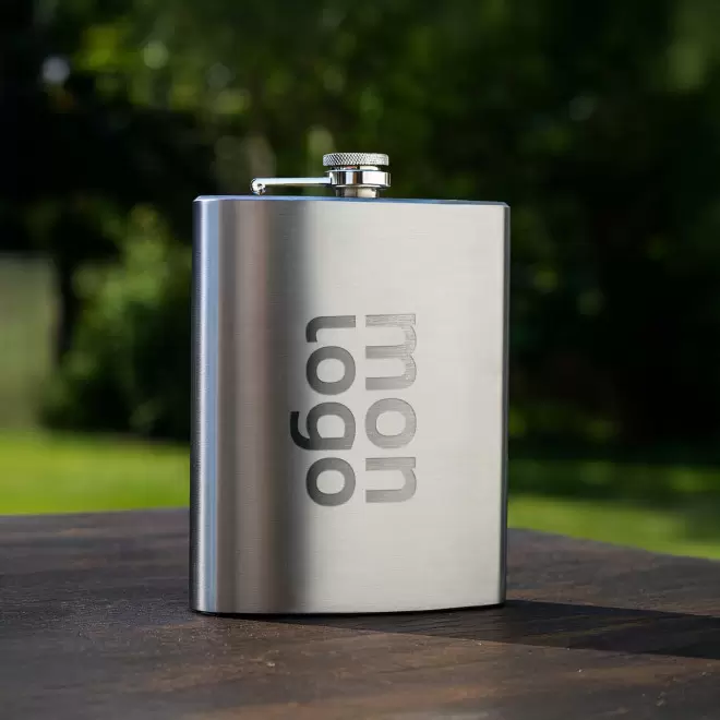 FLASQUE ACIER PERSONNALISE 'GUDYS 226.4 ML'