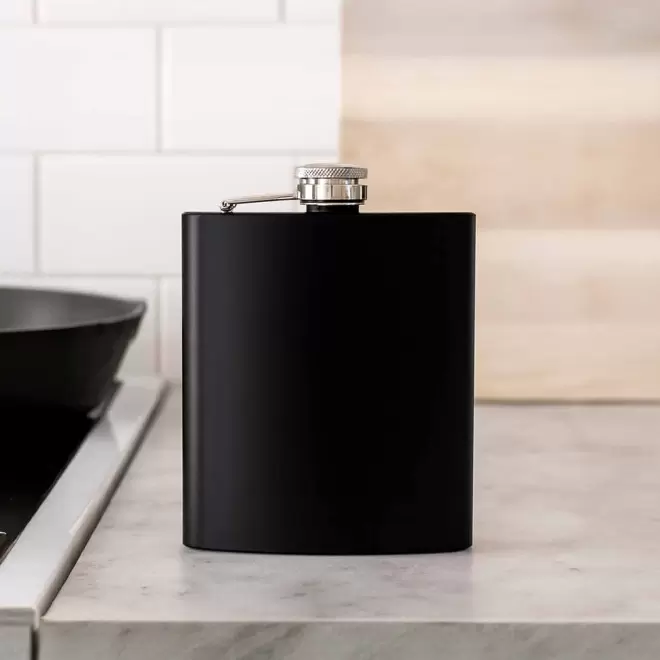 FLASQUE ACIER PERSONNALISEE 'GUDYS DARK 198.1 ML'