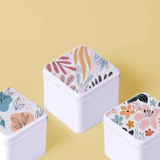 BOITE METAL SOUVENIR PERSONNALISEE 'VAL THO CUBE'