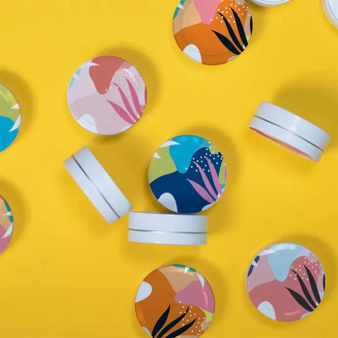 BOITE METAL SOUVENIR PERSONNALISEE 'ST TROP'