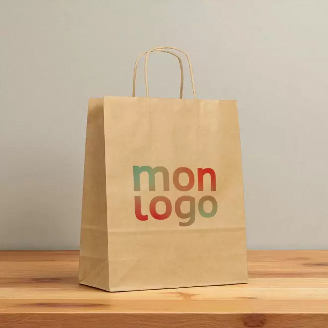 SAC KRAFT PERSONNALISE GRANDE QUANTITE 'TORSI 33X12X41'