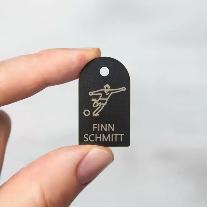 ETIQUETTE HANDTAG CADEAU PERSONNALISEE 'YORSY METAL'