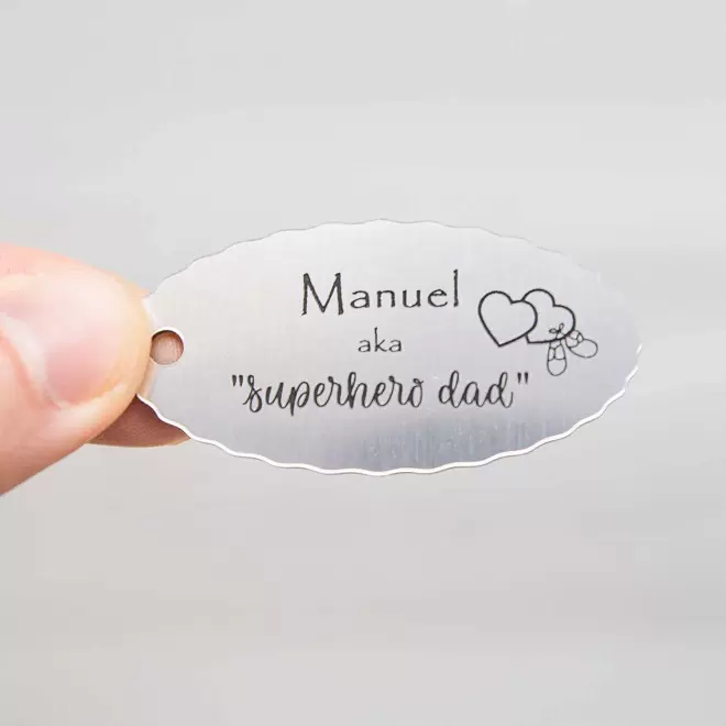 ETIQUETTE HANDTAG CADEAU PERSONNALISEE 'YORSY ACRYLIQUE'