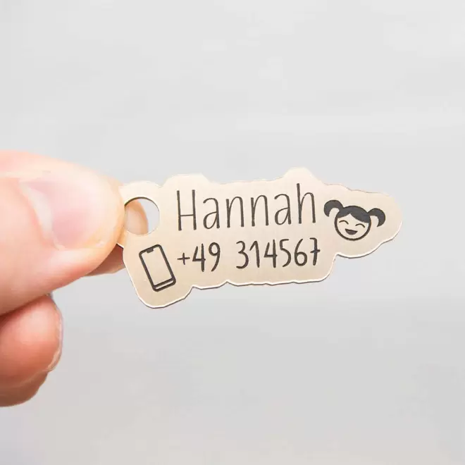 ETIQUETTE HANDTAG CADEAU PERSONNALISEE 'YORSY ACRYLIQUE'