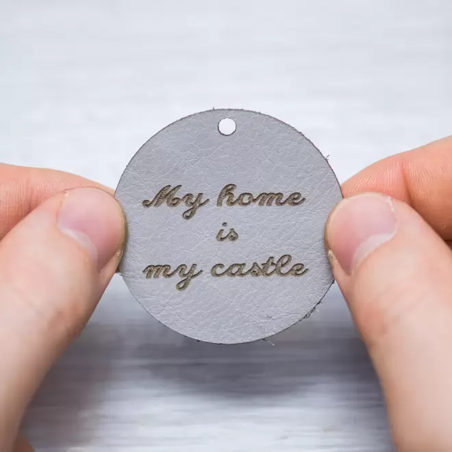 ETIQUETTE HANDTAG CADEAU PERSONNALISEE 'YORSY CUIR'