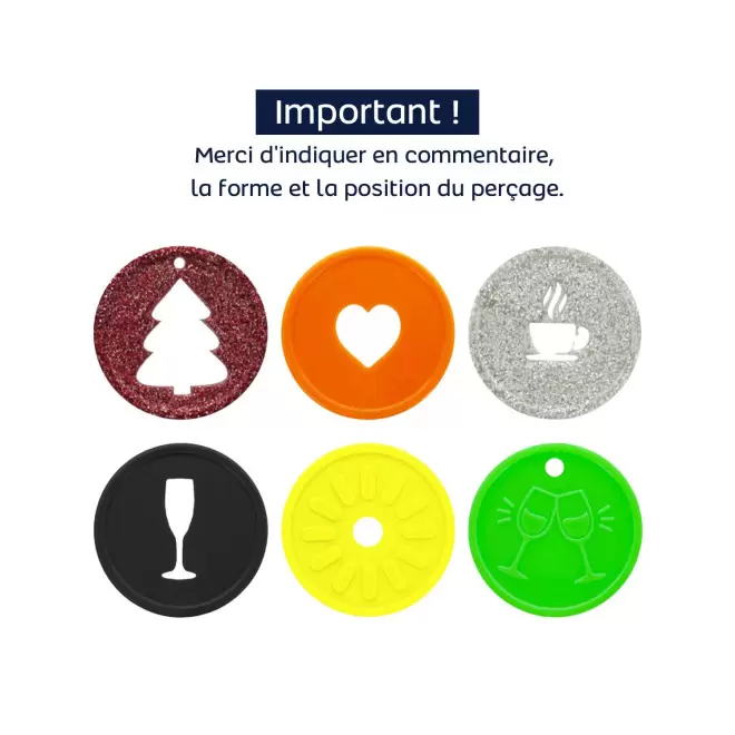 JETON PERSONNALISE EN PLASTIQUE PERCE GRAVE 'MONNET'