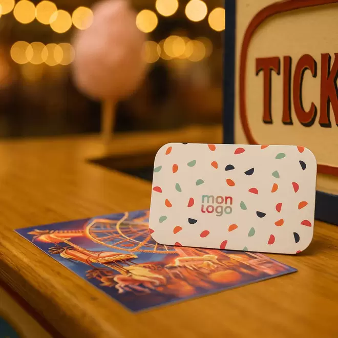 JETON FETES ET MANEGE PERSONNALISE 'FUNZY QUADRI 6X4'