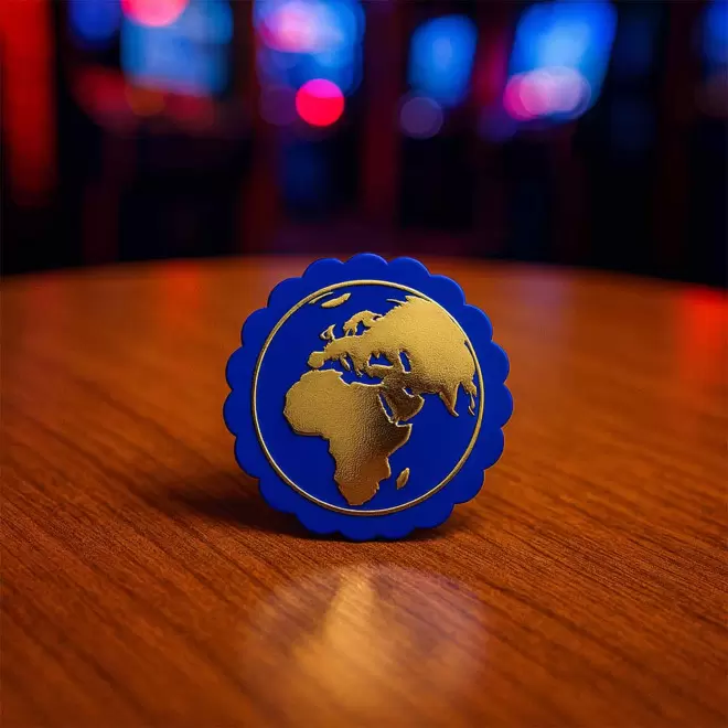 JETON DE FETES ET MANEGE PERSONNALISE 'FUNZY DENTELE'