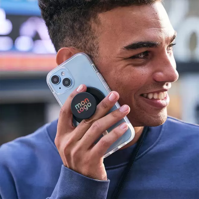 SUPPORT TELEPHONE PERSONNALISABLE 'POPGRIP MAGSAFE'