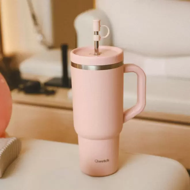 MUG AVEC POIGNEE QWETCH PERSONNALISABLE 'TRAVEL CUP'